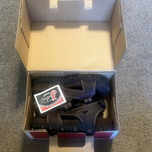 Justin Boots Brown Kids Sandals
